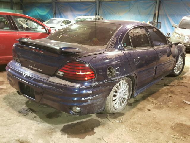 1G2NF52TXYM871778 - 2000 PONTIAC GRAND AM S 蓝色 照片 4