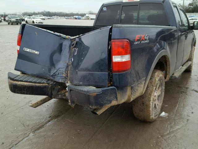 1FTPX14574NB43459 - 2004 FORD F150 BLUE photo 9