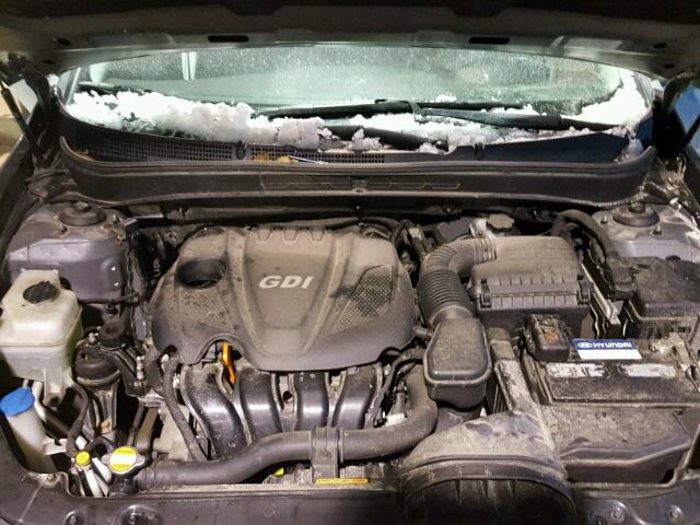 5NPEB4AC1BH058057 - 2011 HYUNDAI SONATA GLS GRAY photo 7