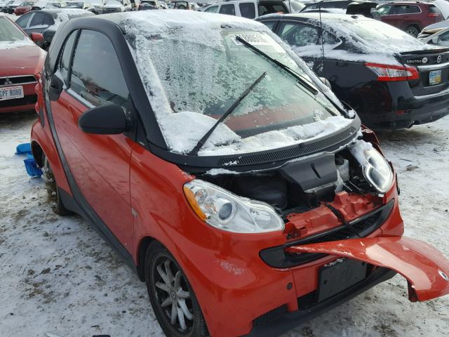 WMEEJ31X48K116884 - 2008 SMART FORTWO PUR RED photo 1