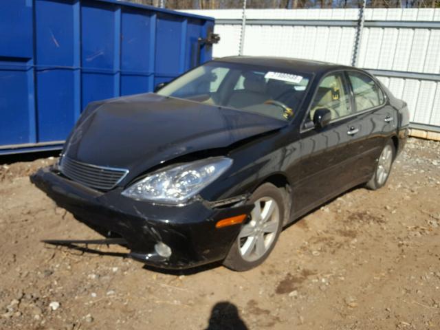 JTHBA30G855093833 - 2005 LEXUS ES 330 BLACK photo 2