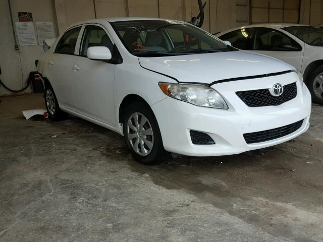 1NXBU40E99Z098088 - 2009 TOYOTA COROLLA BA WHITE photo 1