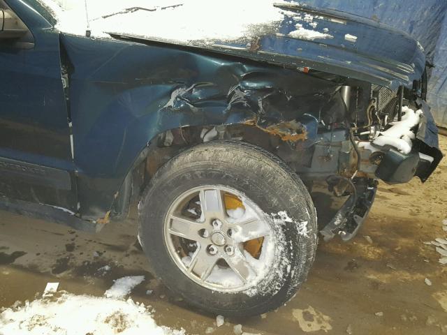 1J4GR48K35C698279 - 2005 JEEP GRAND CHER GREEN photo 9