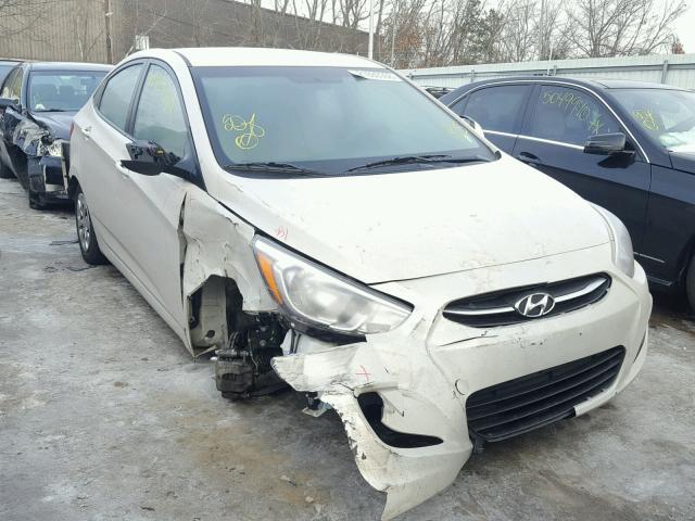 KMHCT4AE2GU028354 - 2016 HYUNDAI ACCENT SE WHITE photo 1