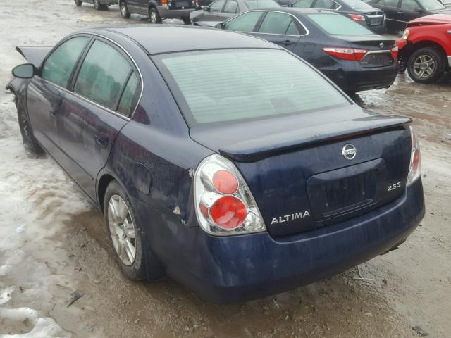 1N4AL11D85N468173 - 2005 NISSAN ALTIMA S BLUE photo 3