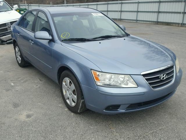 5NPET46C29H534137 - 2009 HYUNDAI SONATA GLS BLUE photo 1