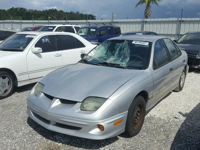 1G2JB524427474799 - 2002 PONTIAC SUNFIRE SE SILVER photo 2