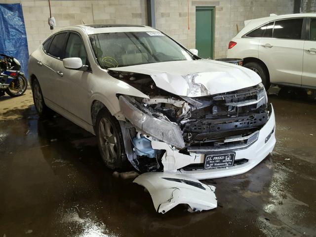 5J6TF1H53AL012431 - 2010 HONDA ACCORD CRO WHITE photo 1