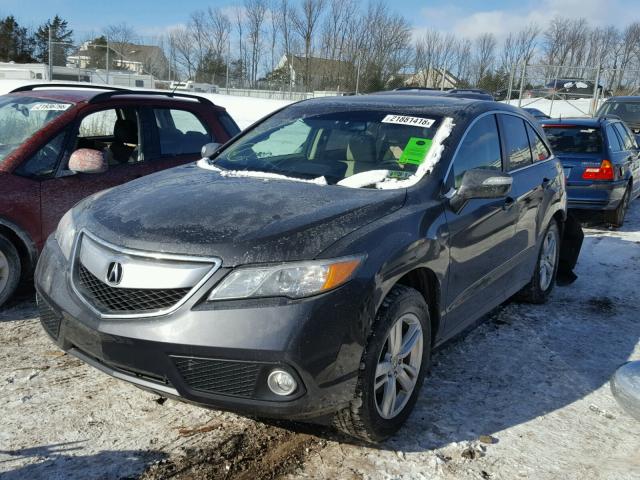 5J8TB4H55DL009748 - 2013 ACURA RDX TECHNO GRAY photo 2