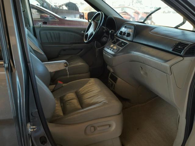 5FNRL387X8B083807 - 2008 HONDA ODYSSEY EX GRAY photo 5