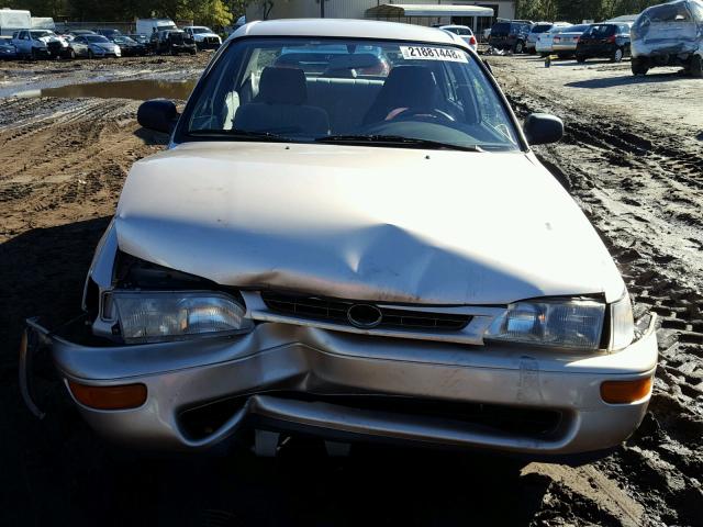 1NXBA02E0VZ515736 - 1997 TOYOTA COROLLA BA BEIGE photo 9