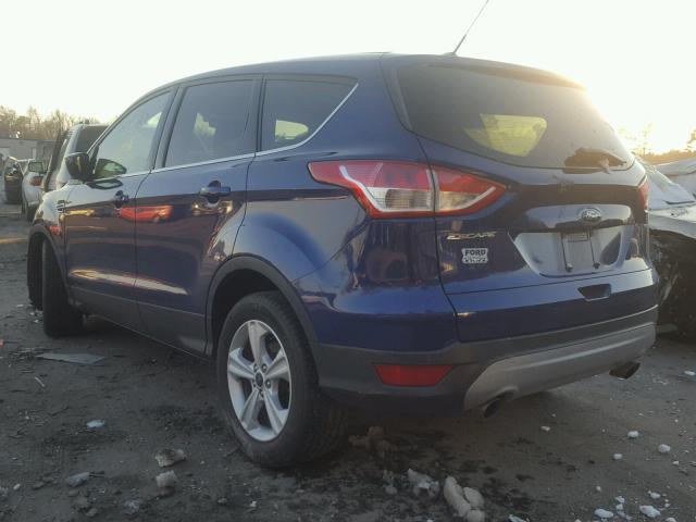 1FMCU0G73GUC05217 - 2016 FORD ESCAPE SE BLUE photo 3