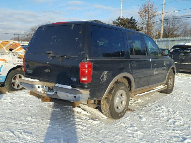 1FMFU18L41LA27992 - 2001 FORD EXPEDITION BLUE photo 4