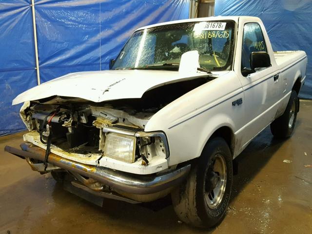 1FTCR10A3VTA64010 - 1997 FORD RANGER WHITE photo 2