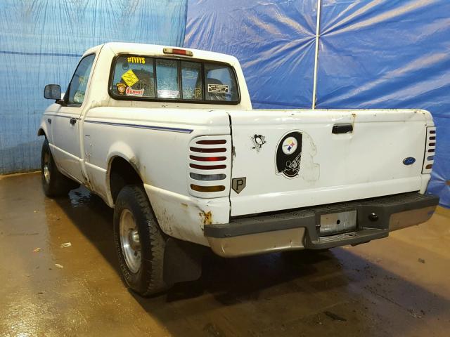 1FTCR10A3VTA64010 - 1997 FORD RANGER WHITE photo 3