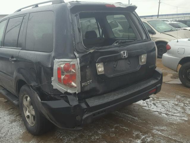 2HKYF18416H533470 - 2006 HONDA PILOT EX BLACK photo 9