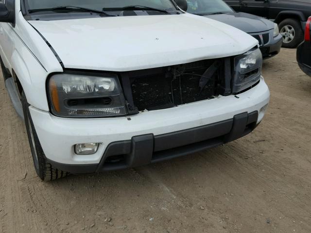 1GNDT13S052295888 - 2005 CHEVROLET TRAILBLAZE WHITE photo 9