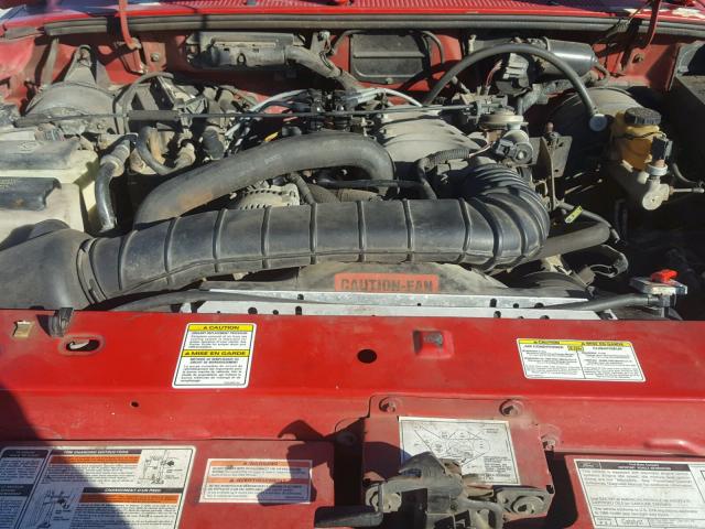 1FTCR14U8TPB22459 - 1996 FORD RANGER SUP RED photo 7