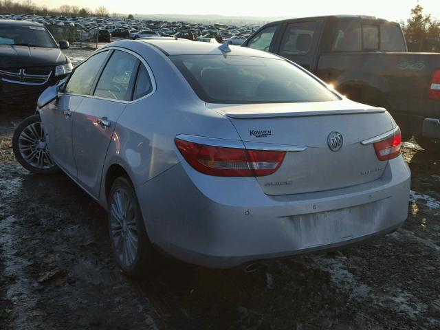 1G4PS5SK1C4190324 - 2012 BUICK VERANO SILVER photo 3