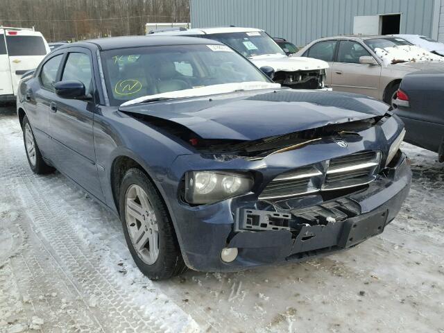 2B3KA53H66H349836 - 2006 DODGE CHARGER R/ BLUE photo 1