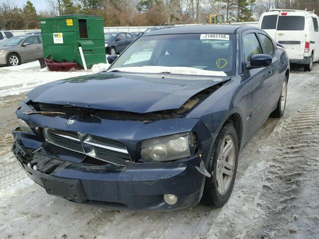 2B3KA53H66H349836 - 2006 DODGE CHARGER R/ BLUE photo 2