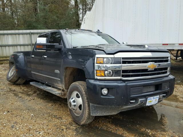 1GC4K1EY3JF135794 - 2018 CHEVROLET SILVERADO BLUE photo 1