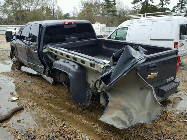 1GC4K1EY3JF135794 - 2018 CHEVROLET SILVERADO BLUE photo 3