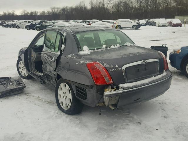 KNALD125585158863 - 2008 KIA AMANTI GRAY photo 3