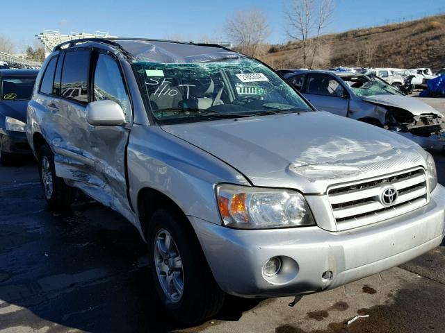 JTEEP21A450123758 - 2005 TOYOTA HIGHLANDER SILVER photo 1