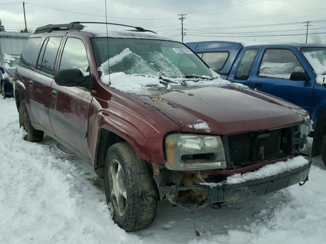 1GNET16S356132449 - 2005 CHEVROLET TRAILBLAZE MAROON photo 1