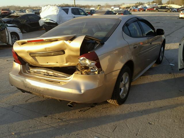 2G2WP522251302746 - 2005 PONTIAC GRAND PRIX GOLD photo 4