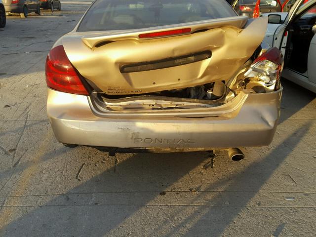 2G2WP522251302746 - 2005 PONTIAC GRAND PRIX GOLD photo 9