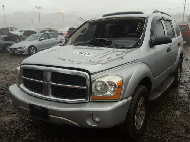 1D4HB48D94F220691 - 2004 DODGE DURANGO SL GRAY photo 2