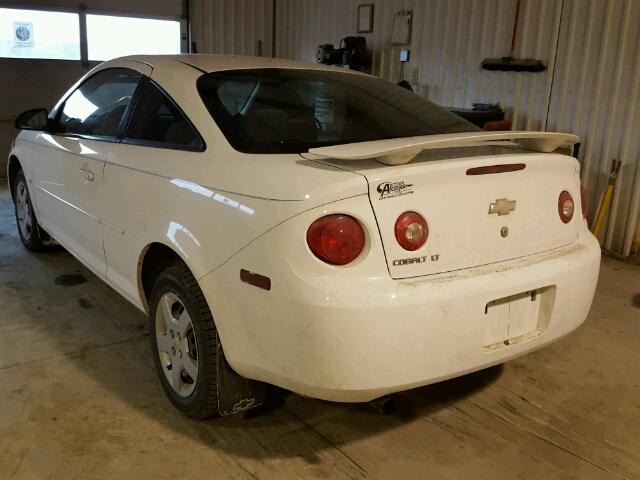 1G1AL15FX87189072 - 2008 CHEVROLET COBALT LT WHITE photo 3