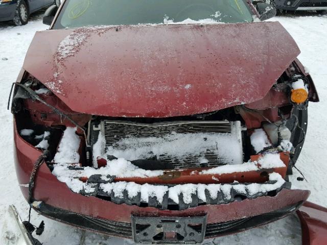 1G2ZG57B384300941 - 2008 PONTIAC G6 BASE MAROON photo 9