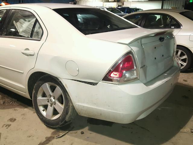 3FAHP07Z18R176771 - 2008 FORD FUSION SE WHITE photo 9