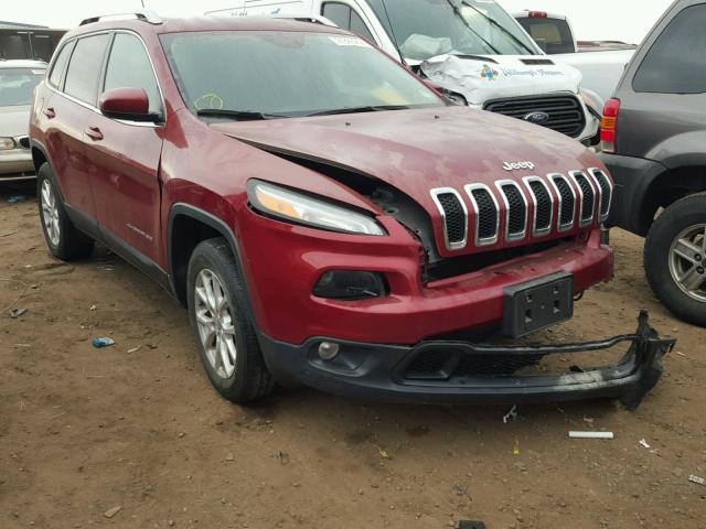 1C4PJMCS3GW101203 - 2016 JEEP CHEROKEE L RED photo 1