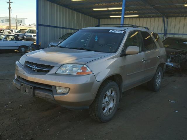 2HNYD18241H504156 - 2001 ACURA MDX GOLD photo 2