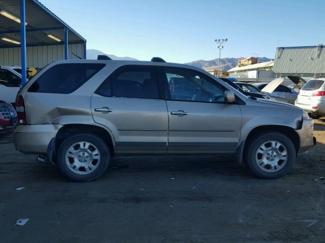 2HNYD18241H504156 - 2001 ACURA MDX GOLD photo 9