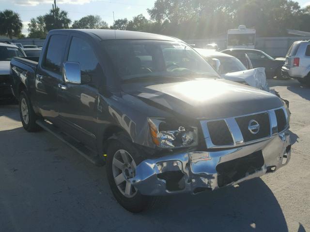 1N6AA07A14N558588 - 2004 NISSAN TITAN XE GRAY photo 1