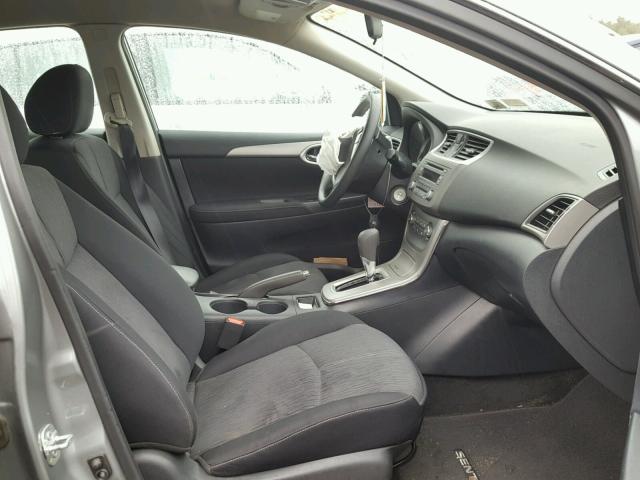 3N1AB7APXEY282750 - 2014 NISSAN SENTRA S SILVER photo 5