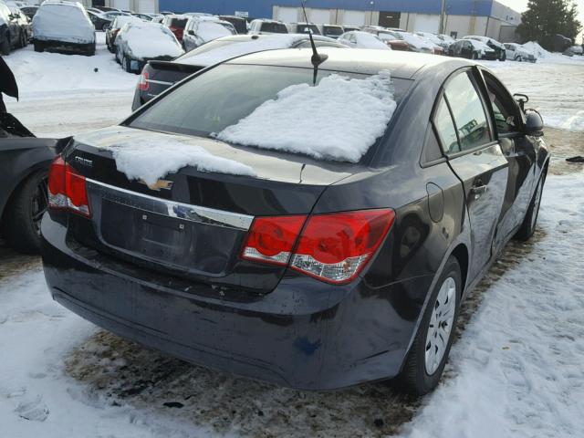 1G1PA5SH9D7264402 - 2013 CHEVROLET CRUZE LS BLACK photo 4