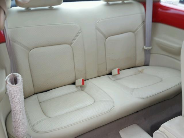 3VWCP21C21M435921 - 2001 VOLKSWAGEN NEW BEETLE 红色 照片 6