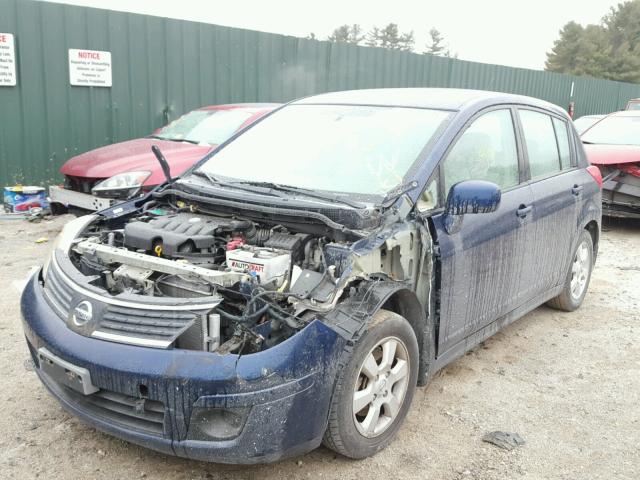 3N1BC13EX7L421849 - 2007 NISSAN VERSA S BLUE photo 2