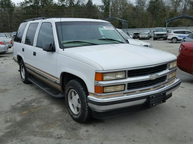 1GNEC13R7XJ545640 - 1999 CHEVROLET TAHOE C150 WHITE photo 1