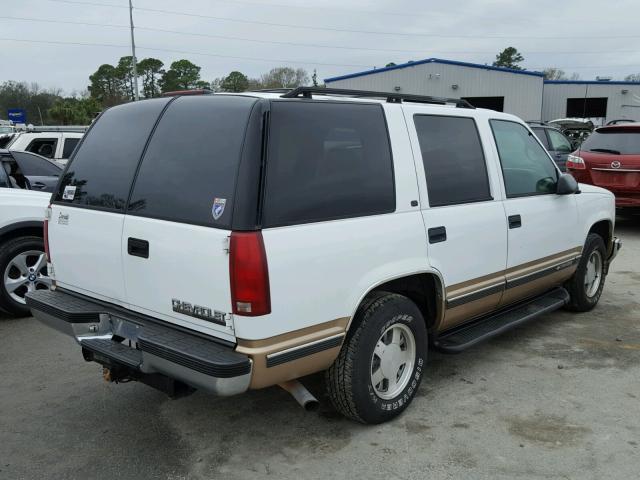 1GNEC13R7XJ545640 - 1999 CHEVROLET TAHOE C150 WHITE photo 4