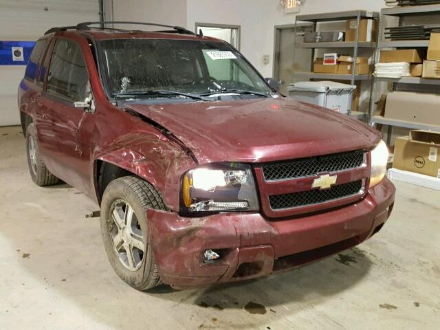 1GNDT13SX62128486 - 2006 CHEVROLET TRAILBLAZE MAROON photo 1