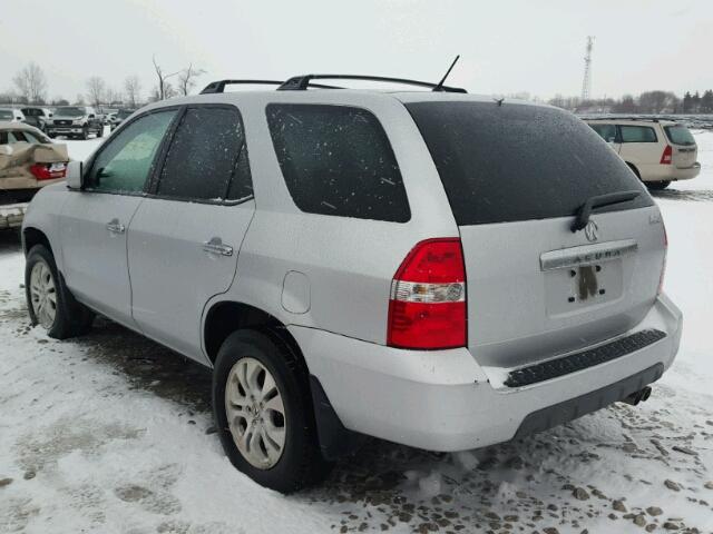 2HNYD18623H001389 - 2003 ACURA MDX TOURIN SILVER photo 3