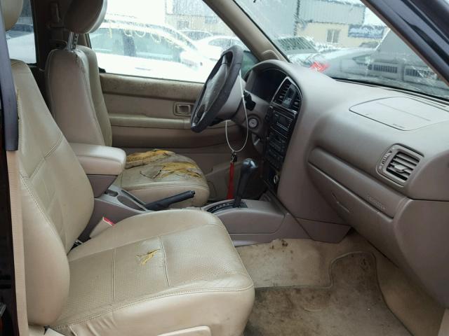 JN8DR07X11W514095 - 2001 NISSAN PATHFINDER BLACK photo 5