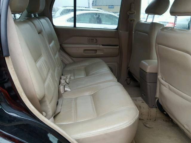 JN8DR07X11W514095 - 2001 NISSAN PATHFINDER BLACK photo 6